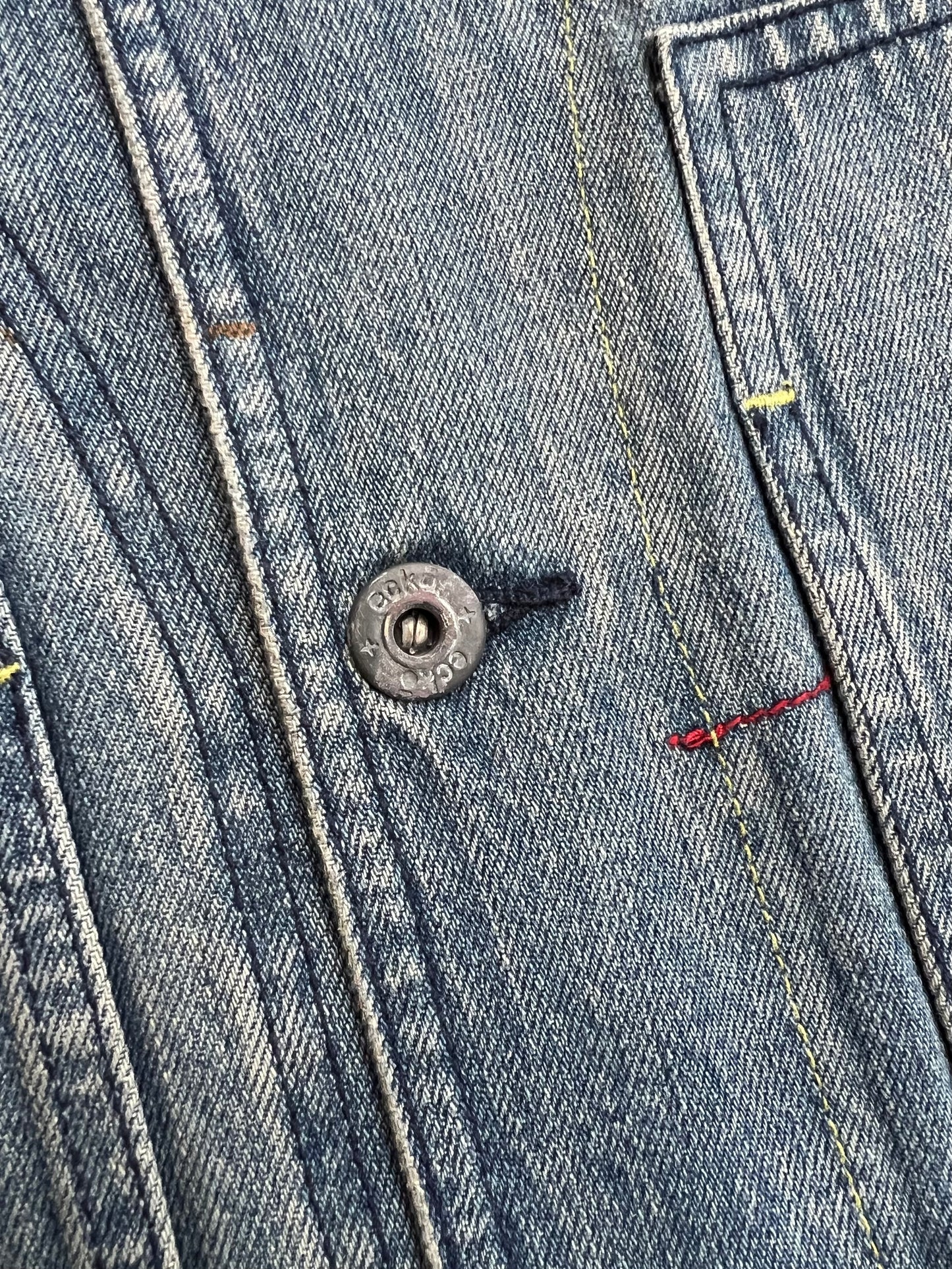 Early-2000s Ecko Marvel Daredevil Denim Chore Coat (XL) (New With Tags)