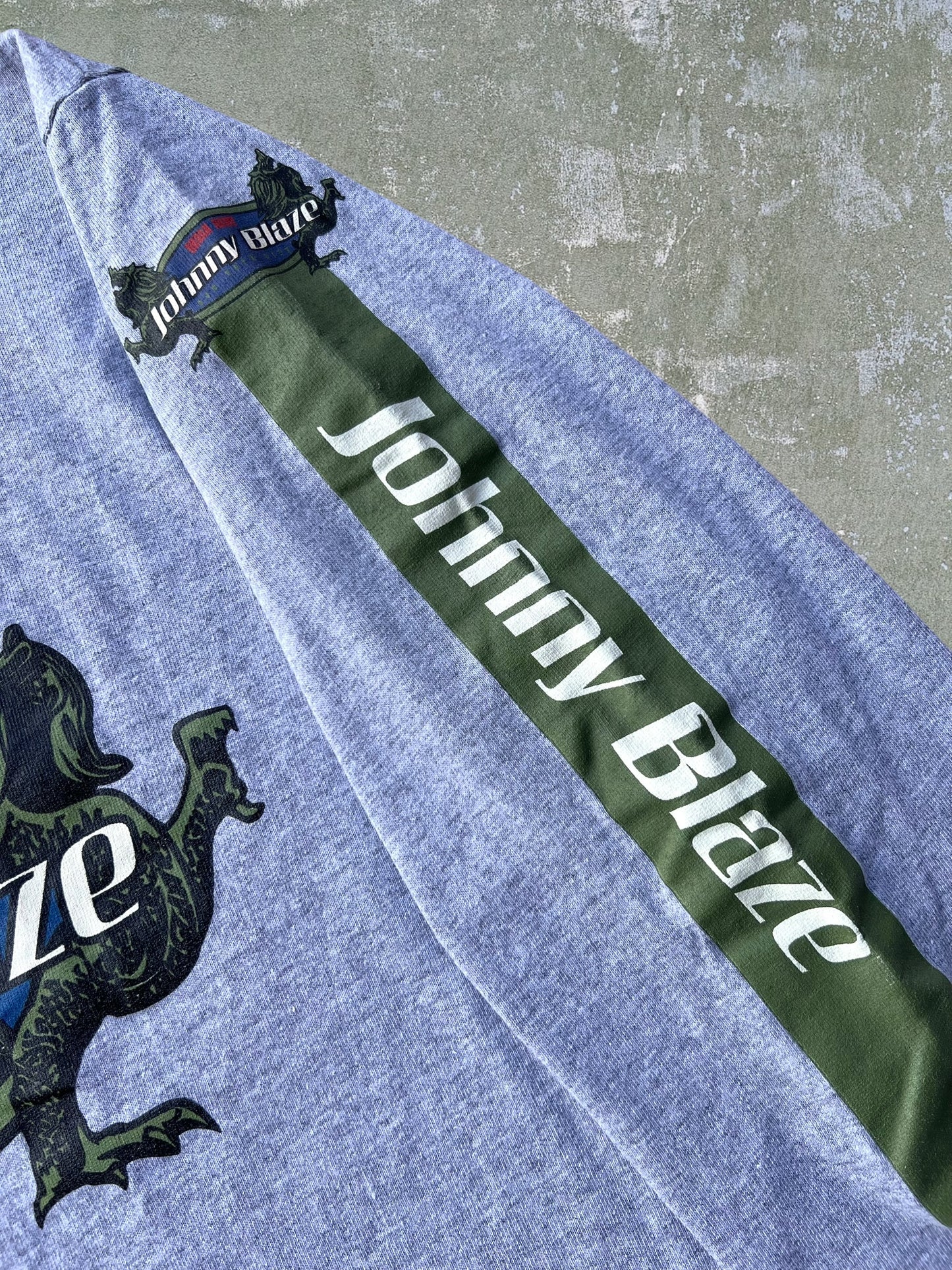 Late-90s/Early-2000s Johnny Blaze Long Sleeve Tee (L)