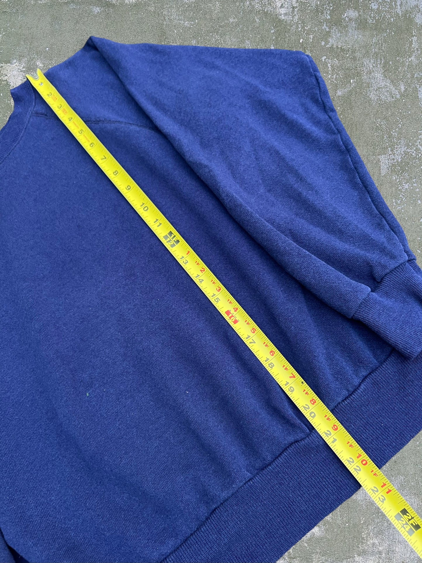 ‘80s Navy Blue Blank Crewneck (S)