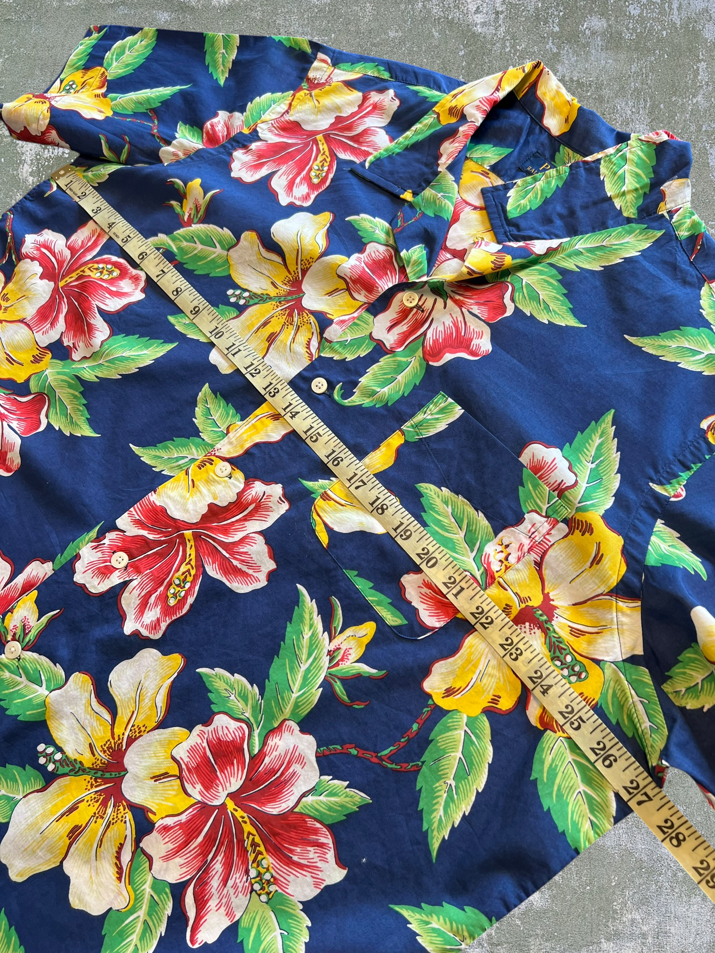 Polo Ralph Lauren Loop Collar Hawaiian Shirt (XXL)