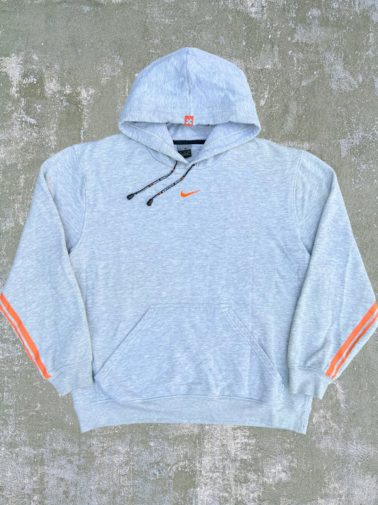 Early-2000s Nike Soccer Center Swoosh Hoodie (XL)