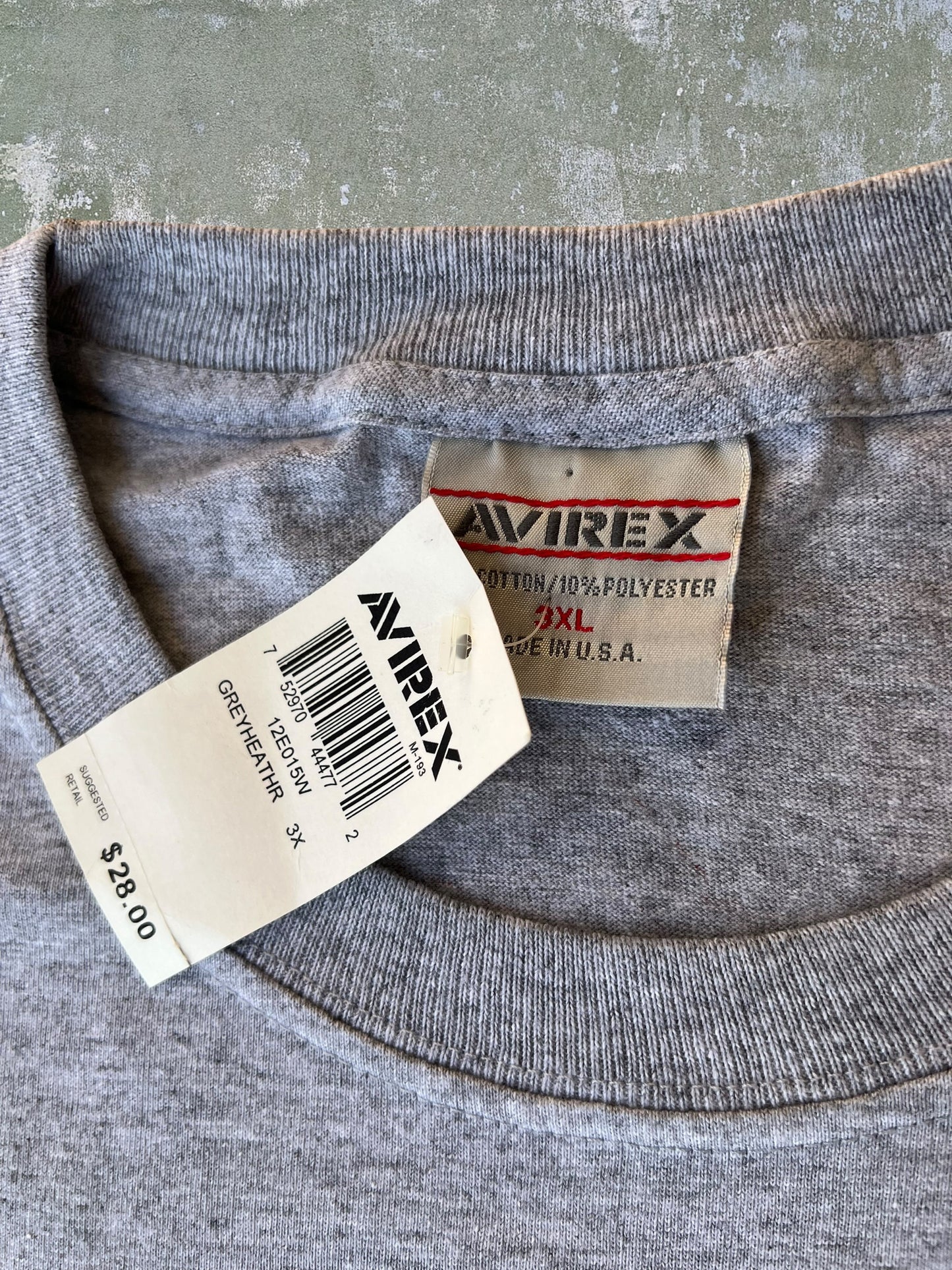 Early-2000s Avirex Long Sleeve Tee (3XL) (New With Tags)