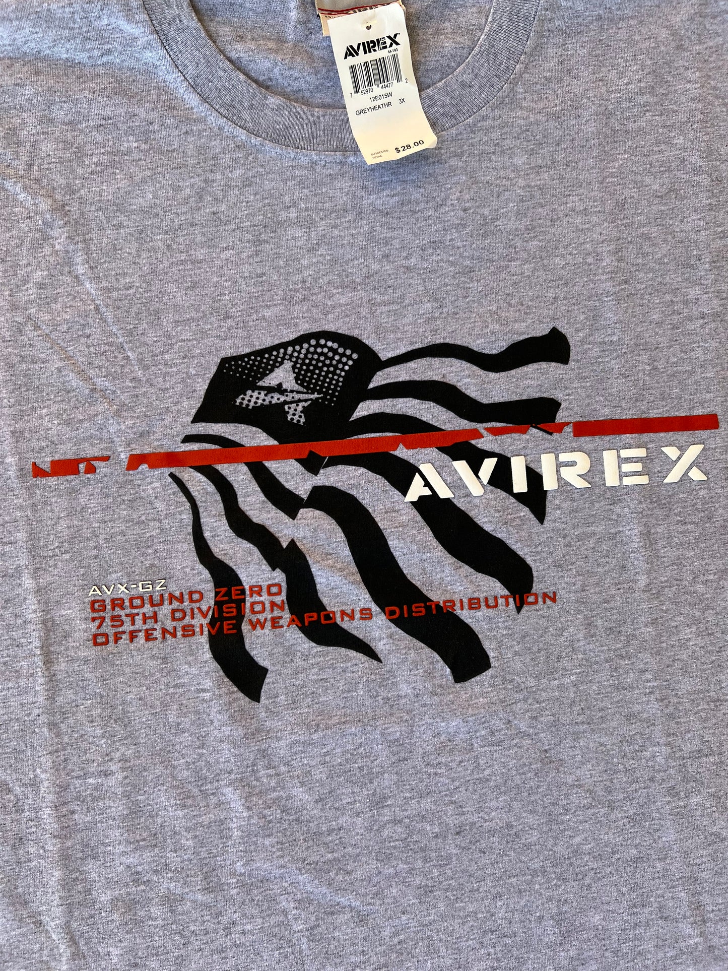 Early-2000s Avirex Long Sleeve Tee (3XL) (New With Tags)