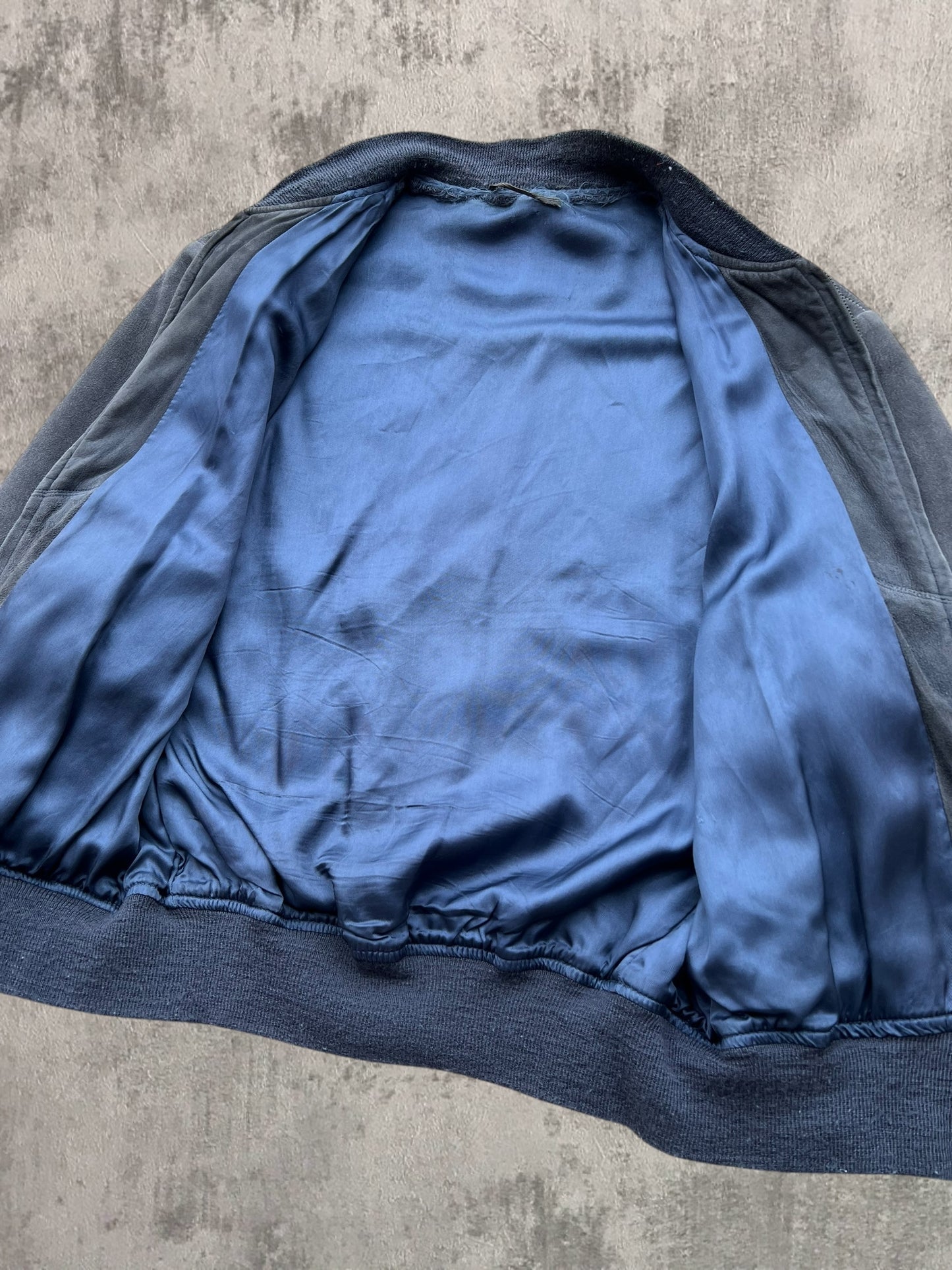 ‘60s Suede Bomber Jacket (S)