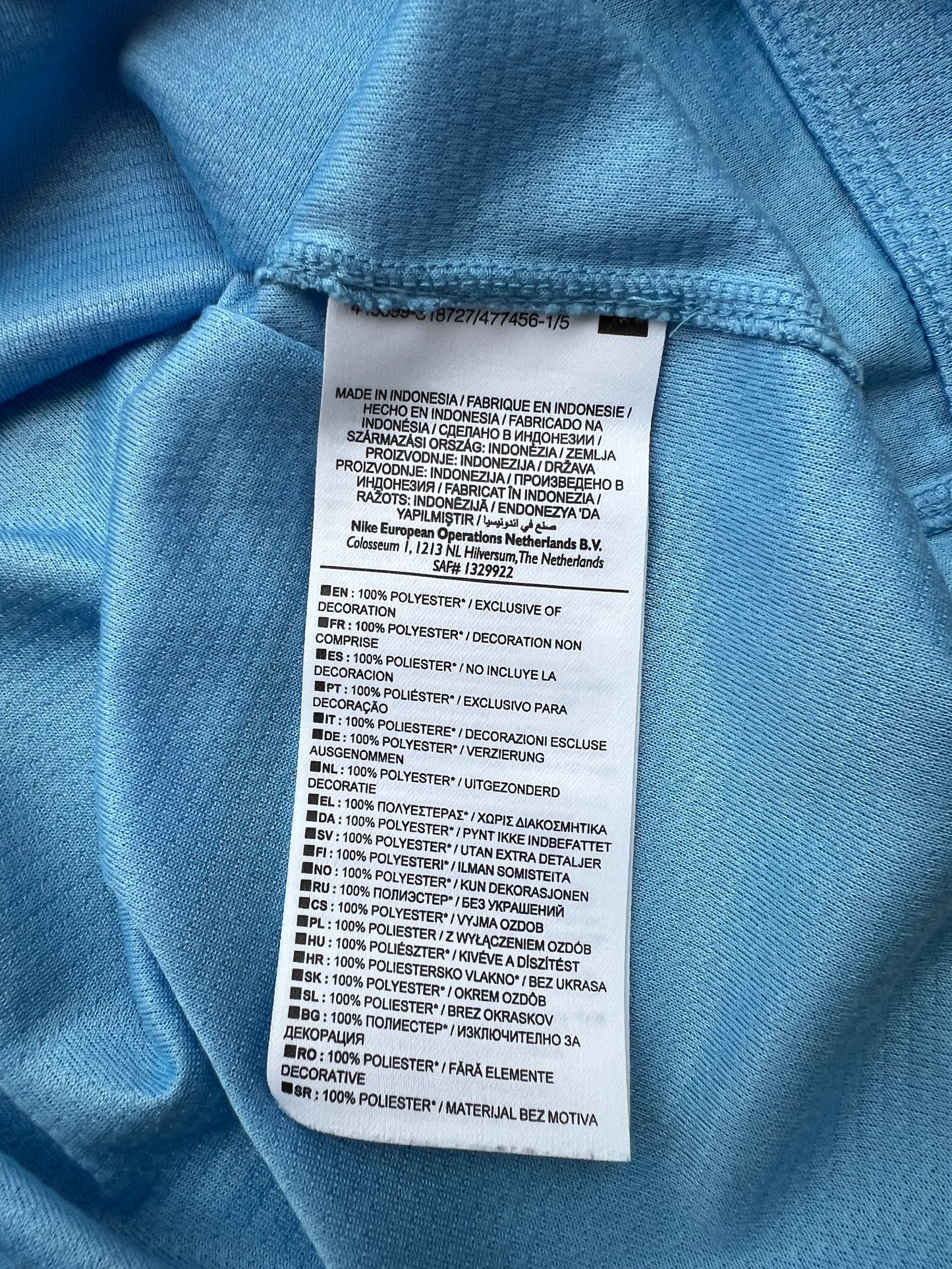 2013 Nike Manchester City FC Jersey (M)