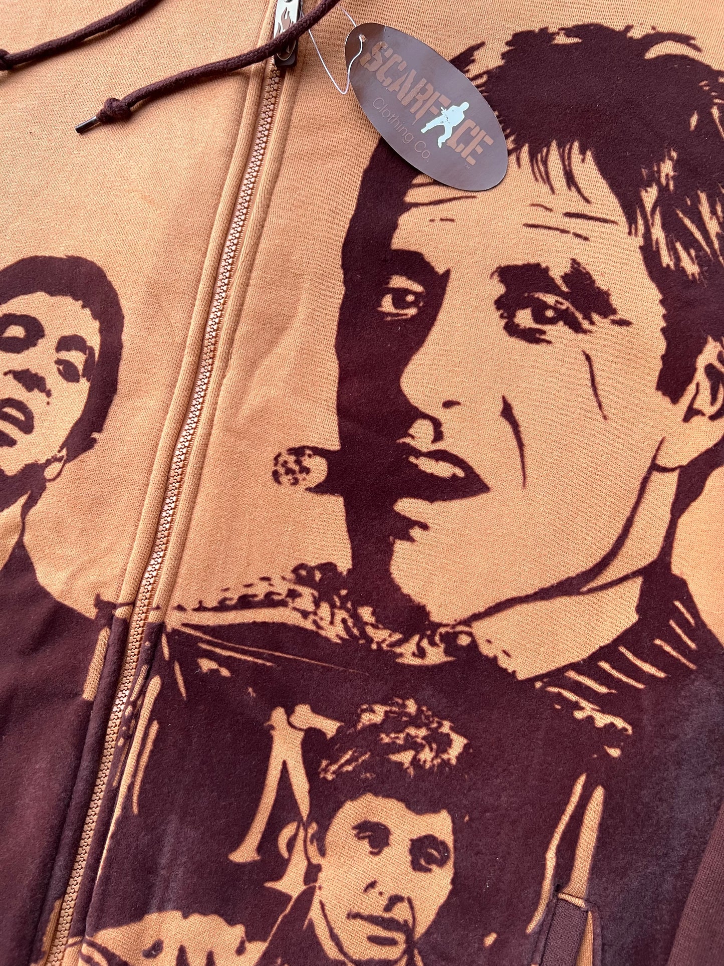 Early-2000s Scarface Clothing Co Zip Hoodie (XL) (New With Tags)