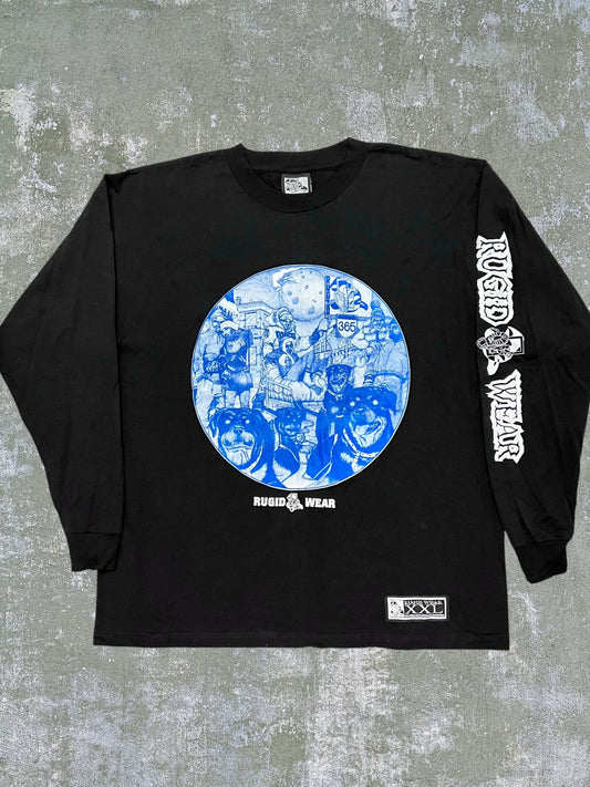 Late-90s/Early-2000s Rugid Wear Long Sleeve Tee (XXL)