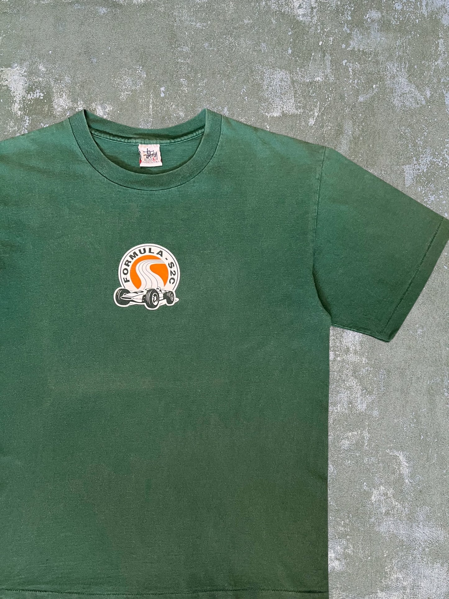Early-90s Stüssy “Formula S2C” Tee (L)