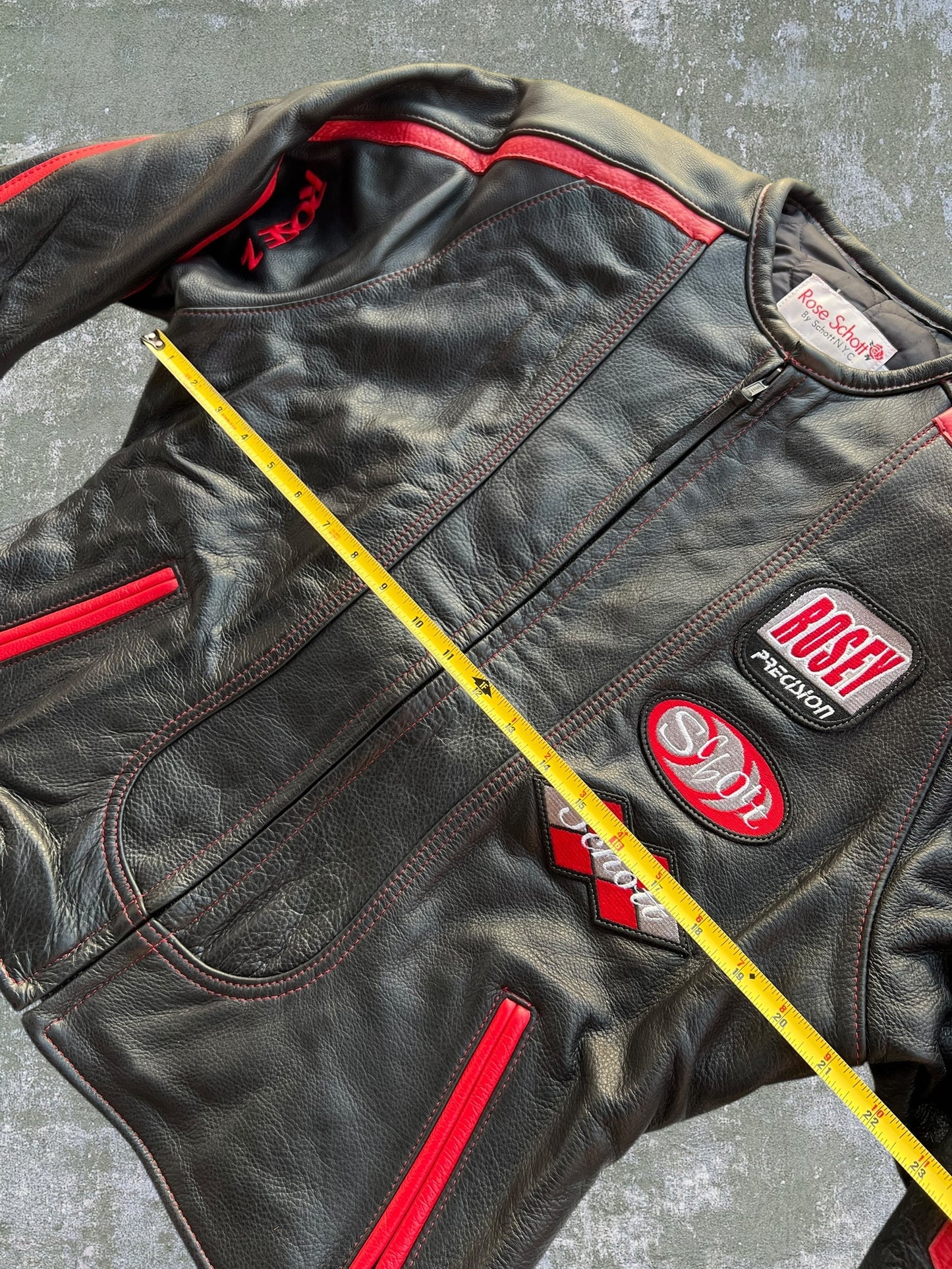 Late-90s/Early-2000s Rose Schott Leather Jacket (Women’s L) (New With Tags)