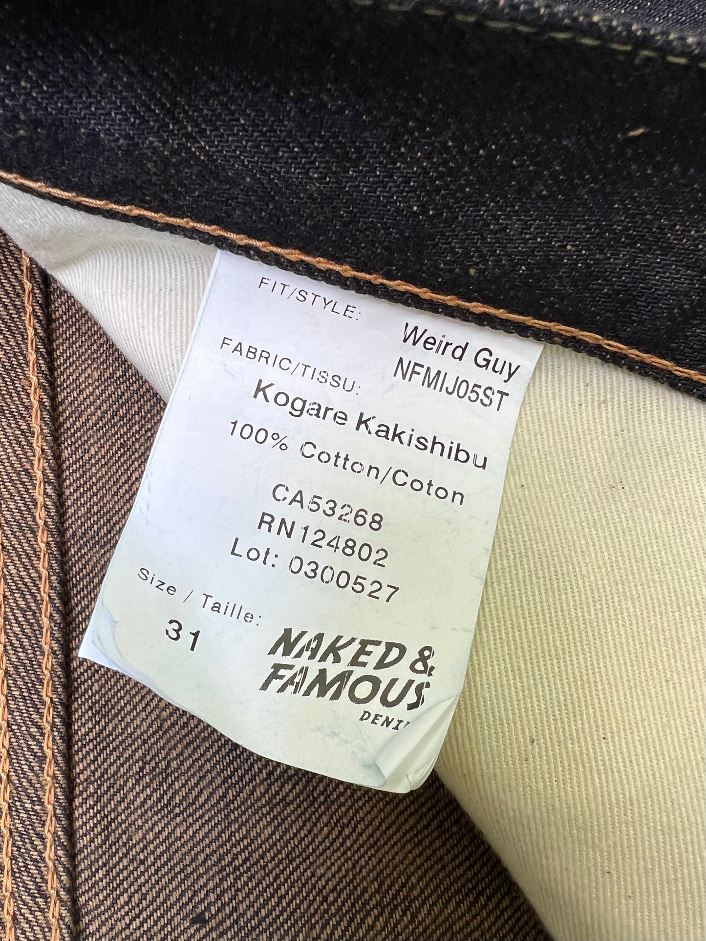 Naked And Famous Weird Guy Selvedge Denim Jeans (31)