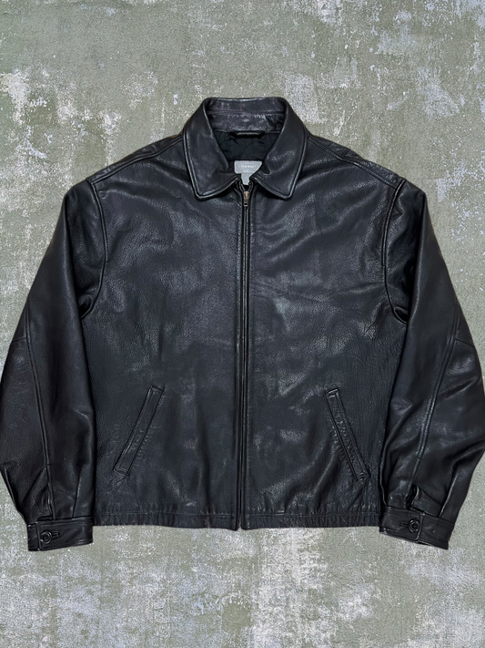 Early-2000s Old Navy Leather Jacket (XL)