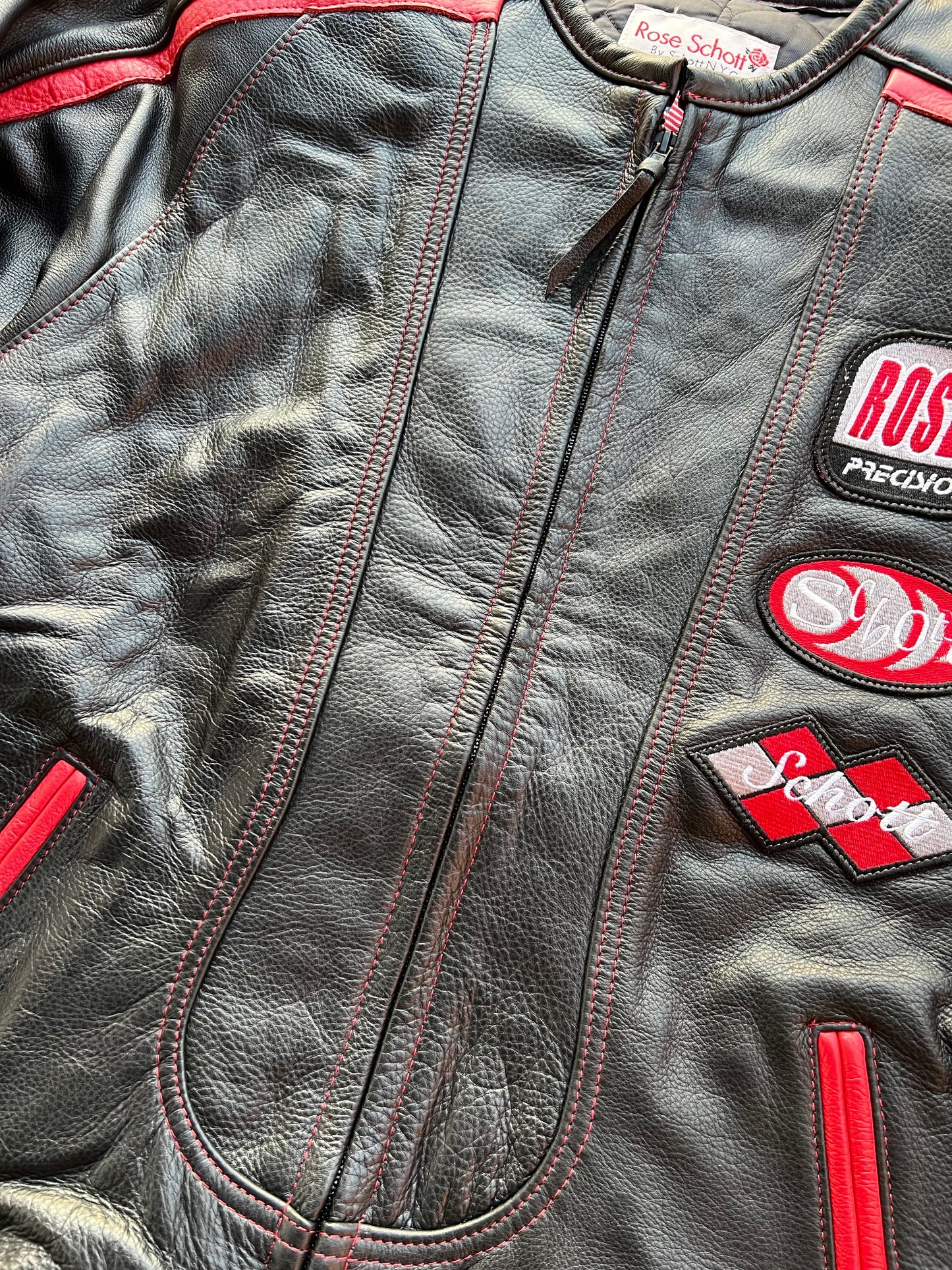 Late-90s/Early-2000s Rose Schott Leather Jacket (Women’s L) (New With Tags)