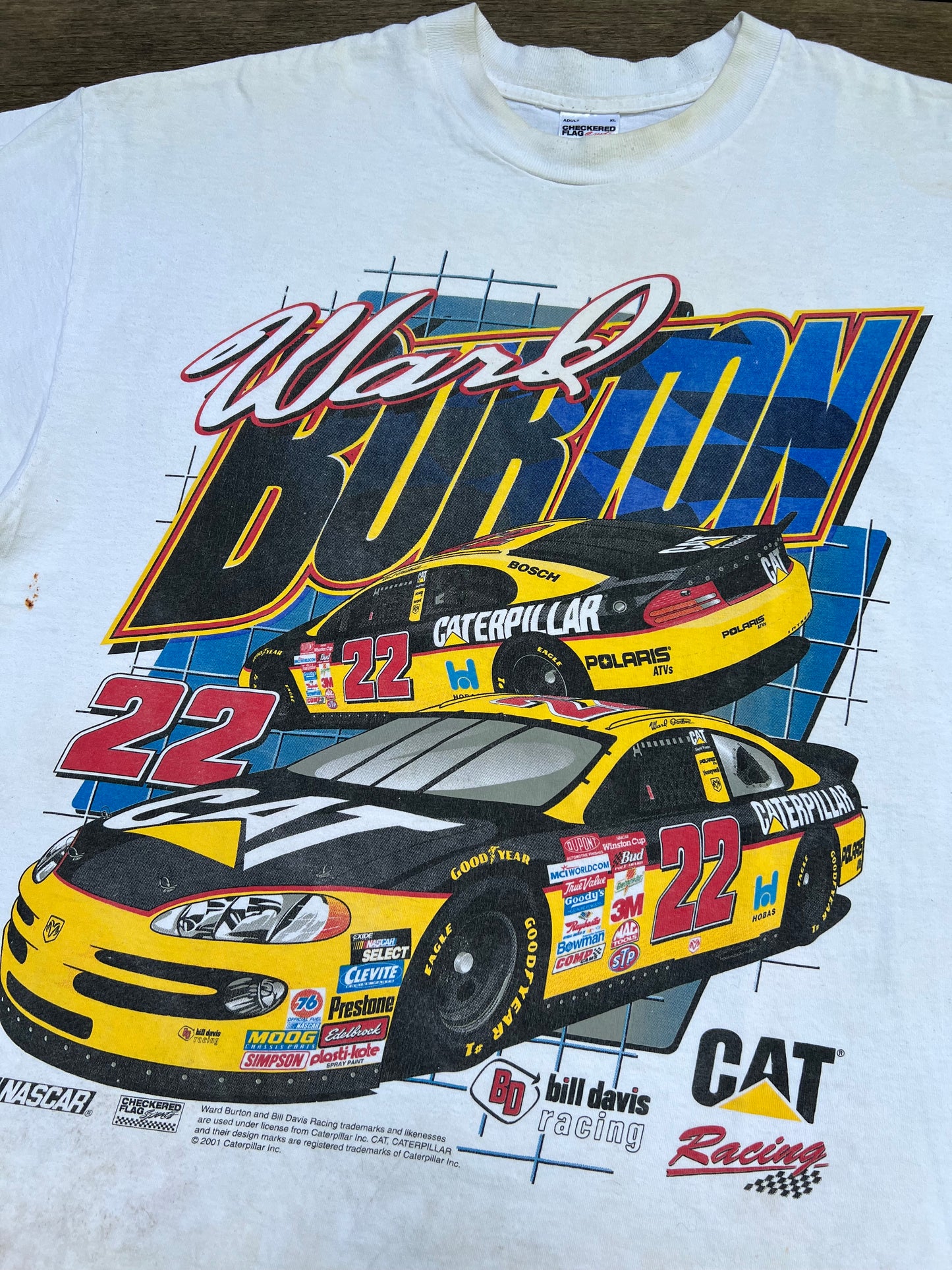 2001 CAT Racing Tee (XL)