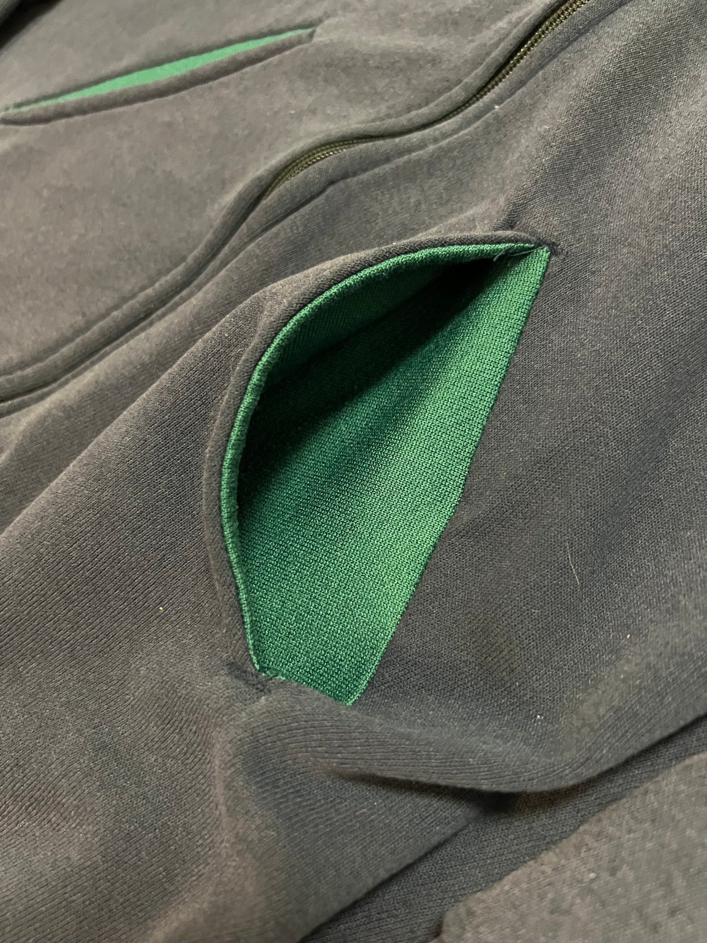 ‘80s Two Tone Zip Hoodie (L)