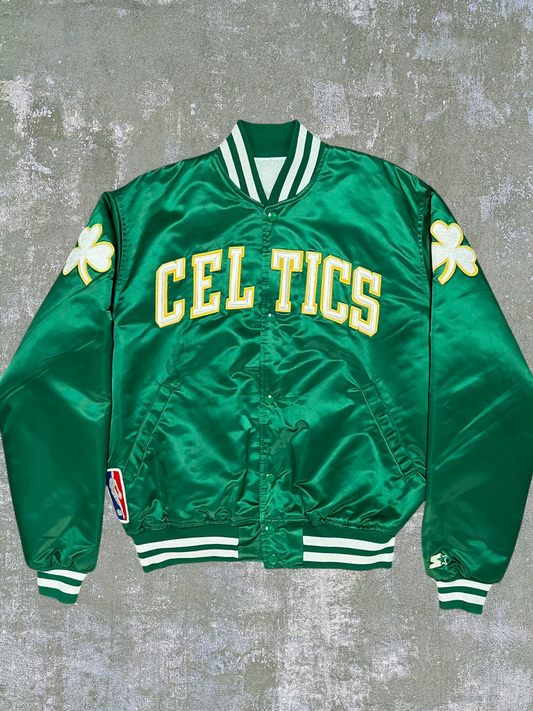 ‘80s/‘90s Starter Boston Celtics Satin Varsity Jacket (L)