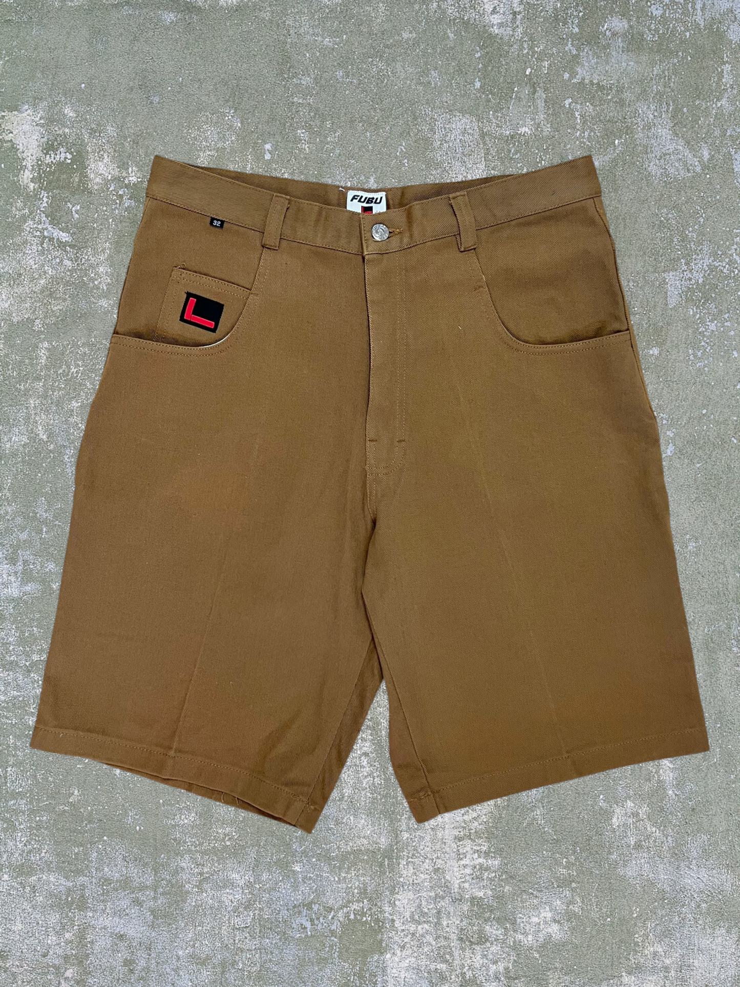 Early-2000s FUBU Carpenter Jean Shorts (32)