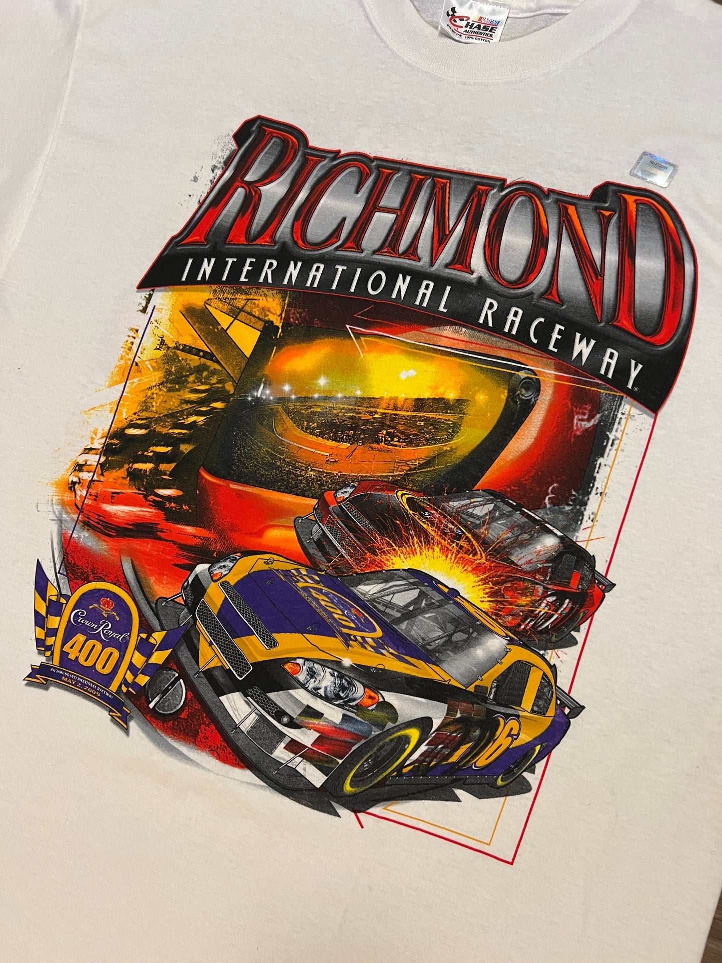 2009 Richmond International Raceway Tee (XL) (New With Sticker)