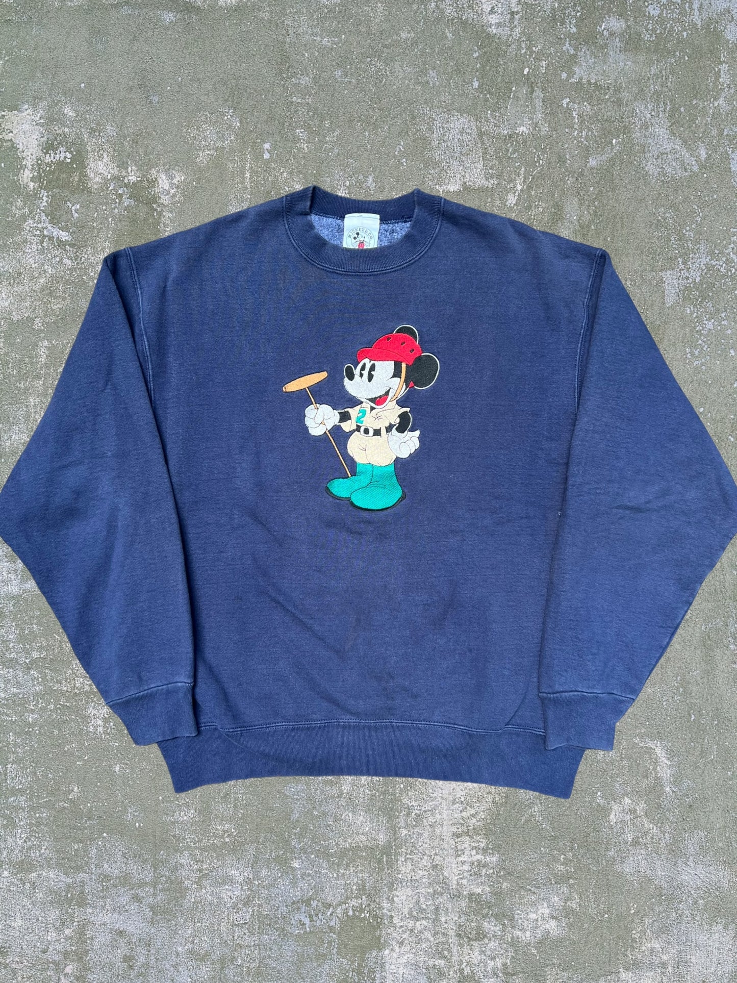 ‘90s Mickey Mouse Polo Crewneck (L)