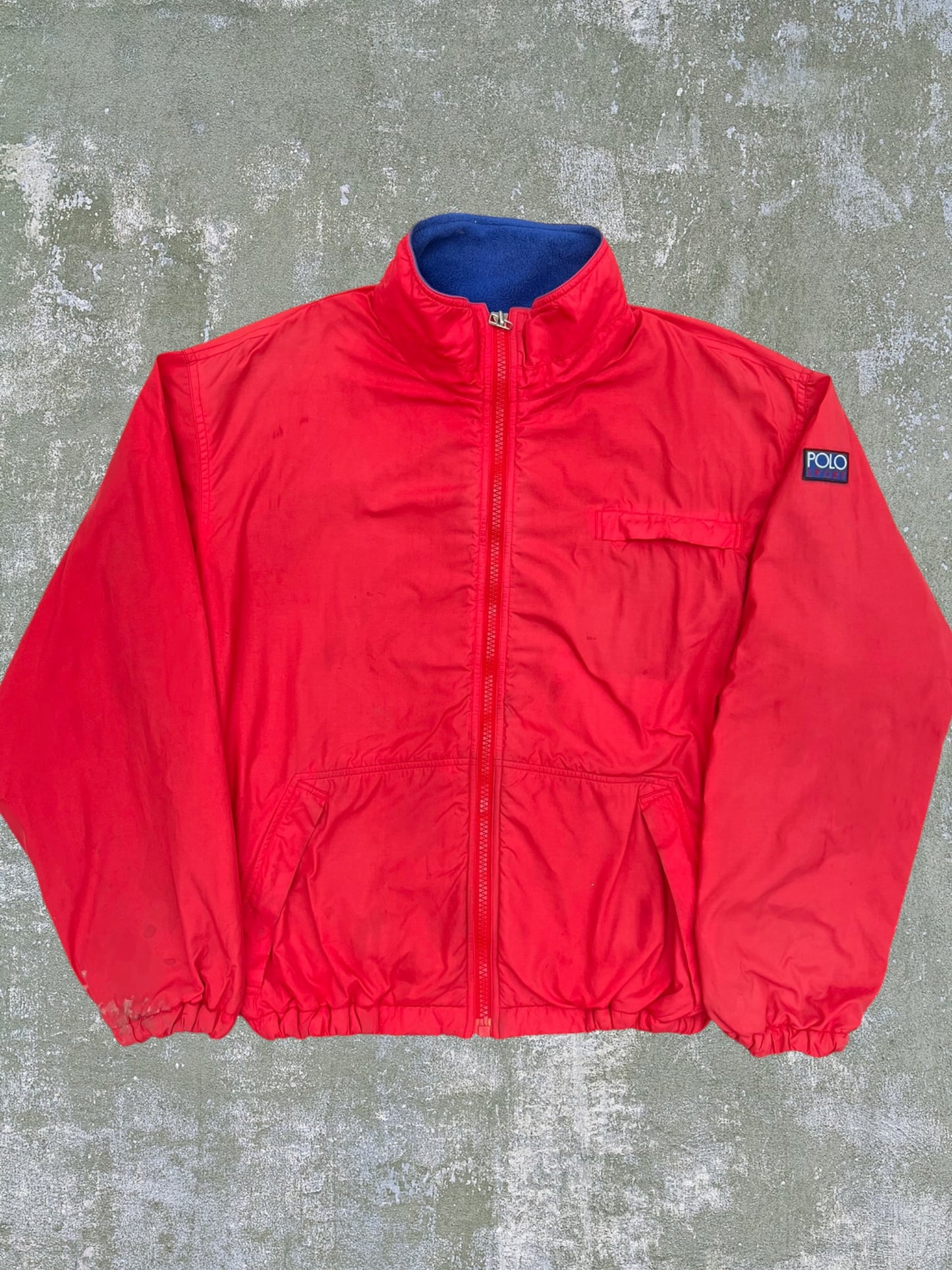 ‘90s Polo Sport Fleece Lined Jacket (M)