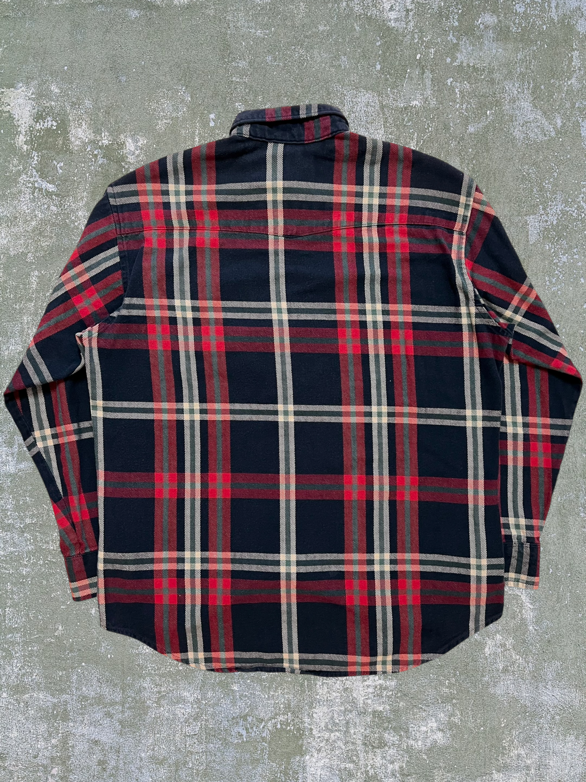 ‘90s Wrangler Cotton Flannel Shirt (L)
