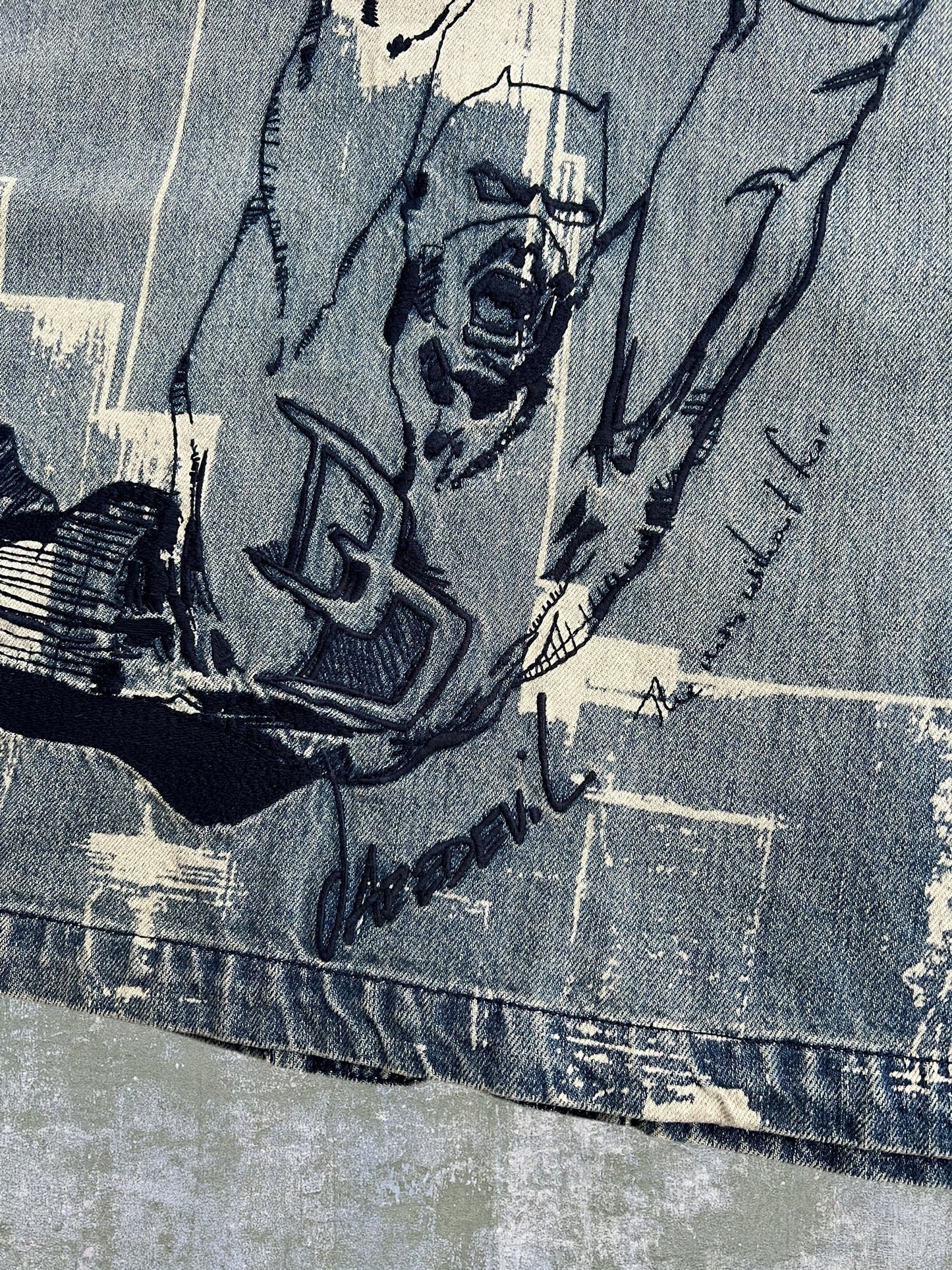 Early-2000s Ecko Marvel Daredevil Denim Chore Coat (XL) (New With Tags)