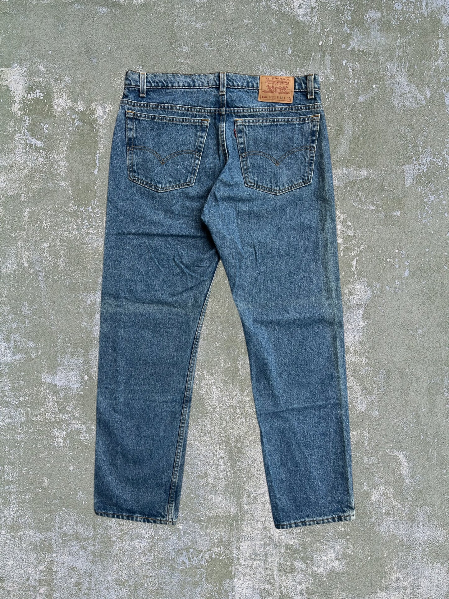 '90s Levi's 505 Regular Straight Jeans (38x30)