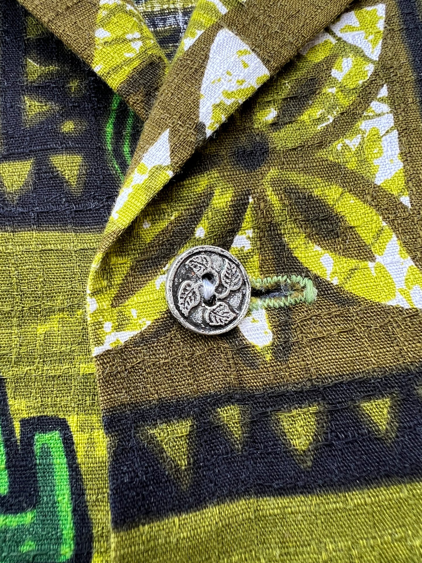‘60s Cotton Hawaiian Shirt (L)