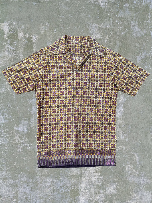 Vintage Cotton Loop Collar Shirt (M)