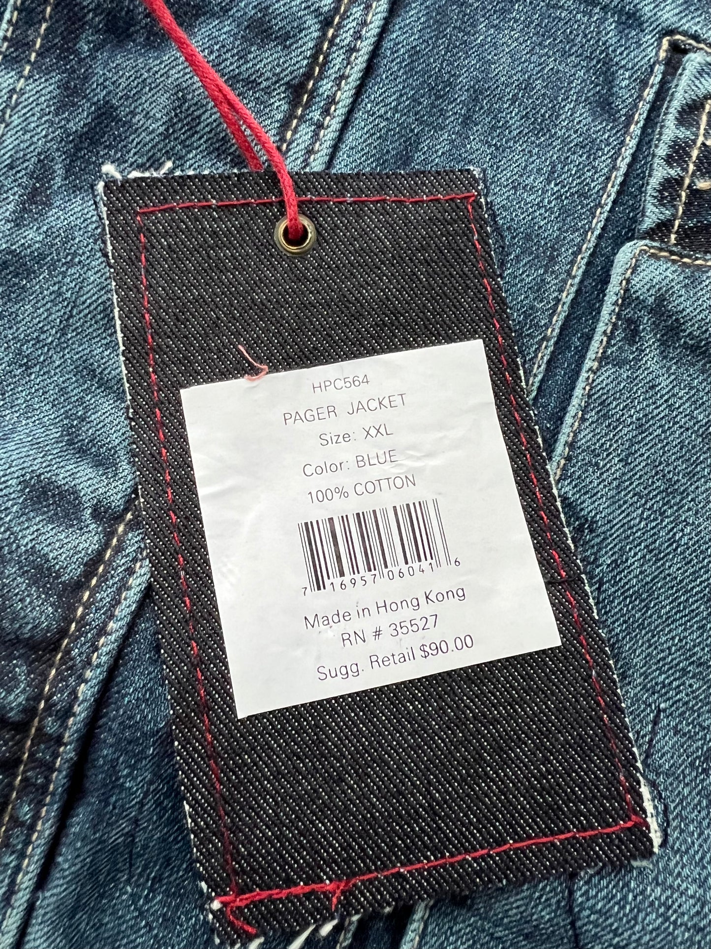 Early-2000s Marithe Francois Girbaud Denim Jacket (XXL) (New With Tags)