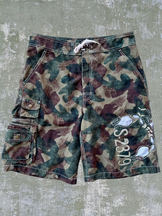 Vintage Polo Ralph Lauren Scorpion Camo Swim Shorts (32)