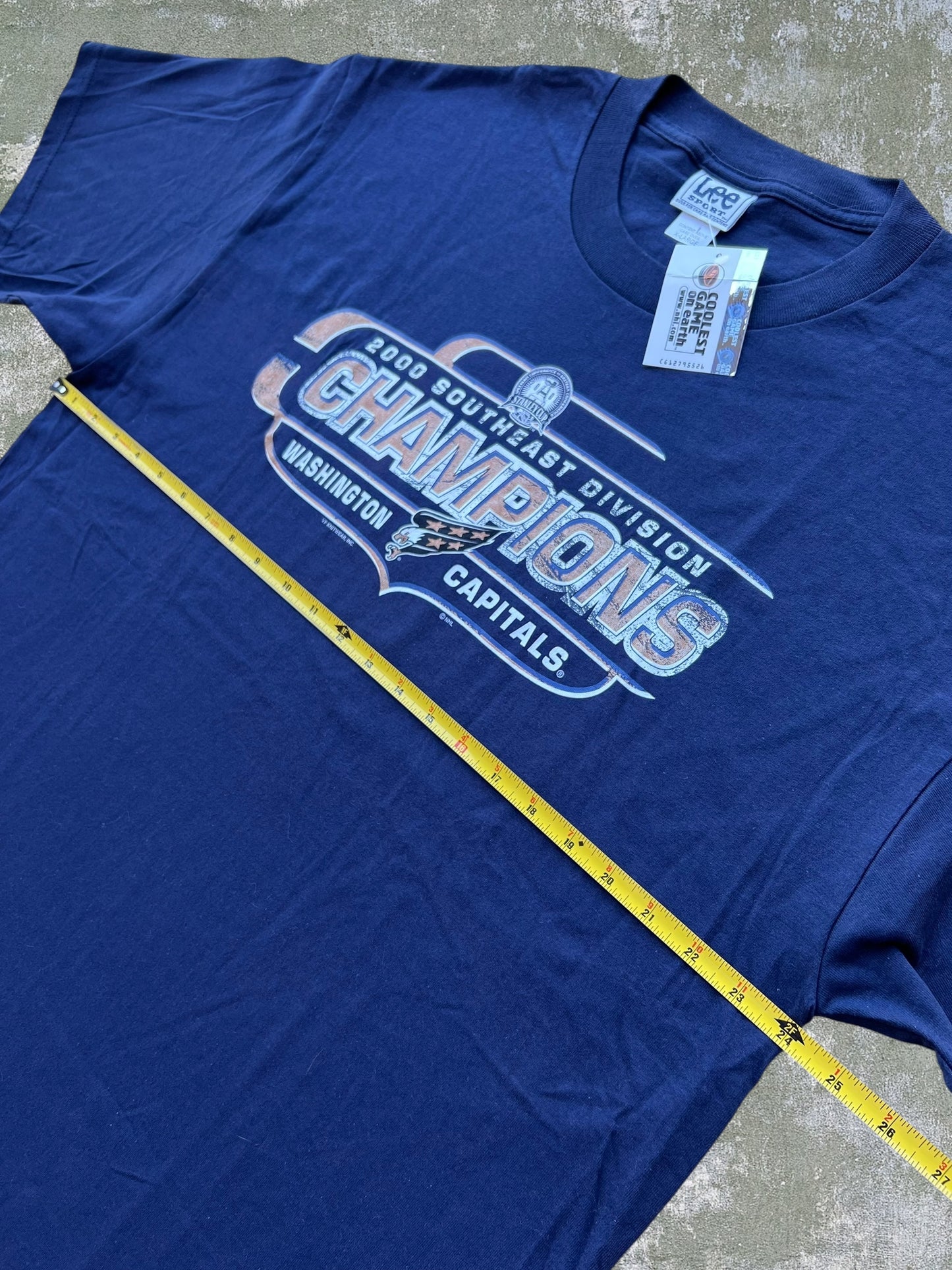 2000 Washington Capitals Division Champions Tee (XL) (New With Tags)