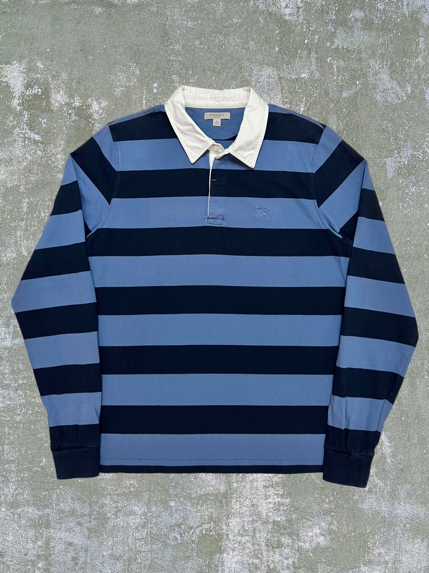 2000s Burberry London Rugby Shirt (L)
