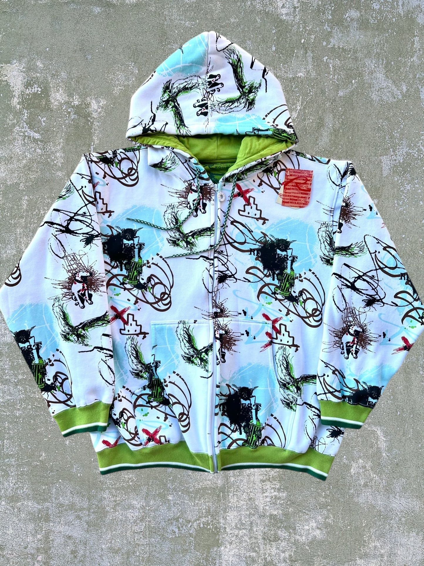 Early-2000s Request Zip Hoodie (XL) (New With Tags)