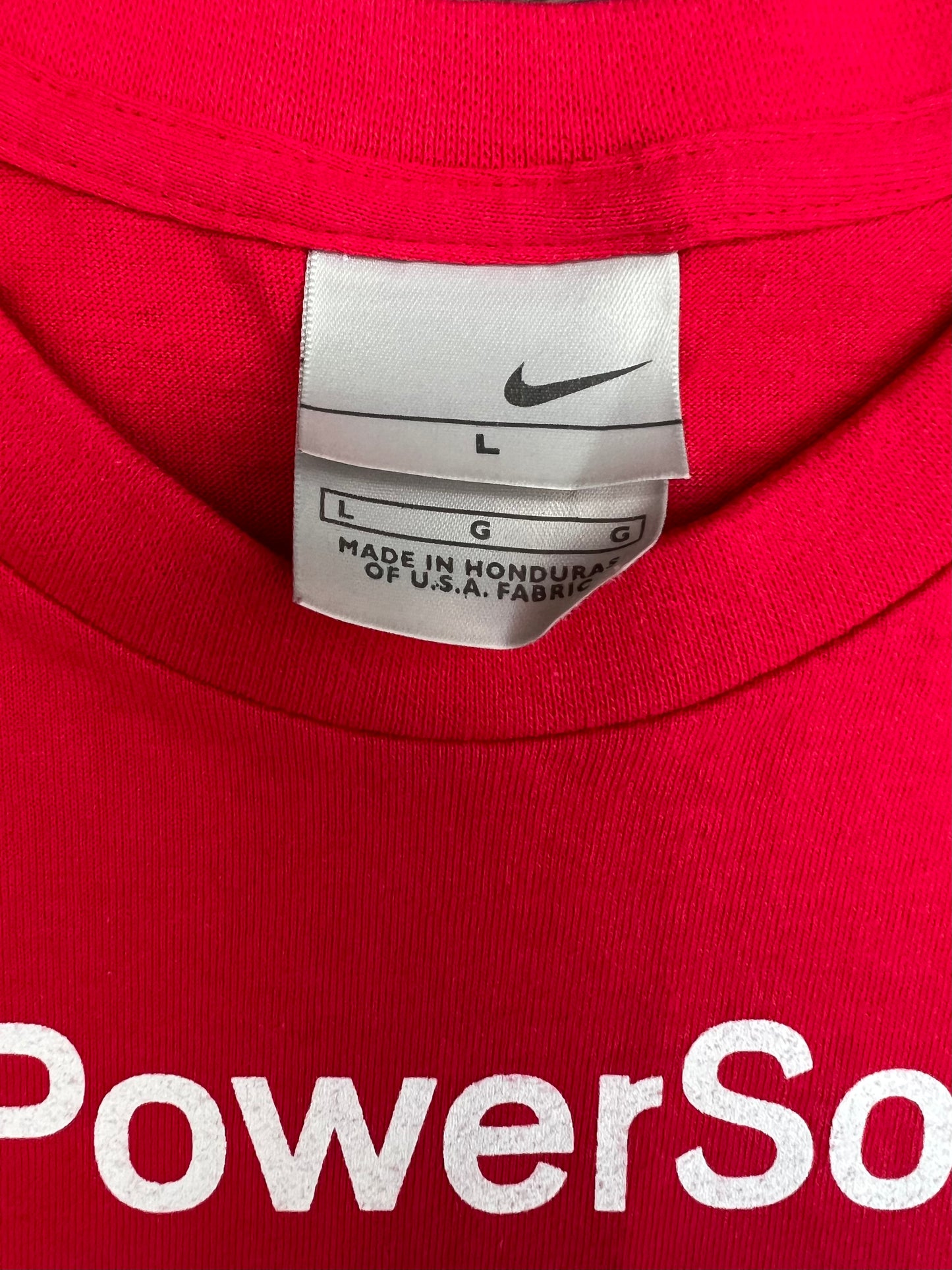 Early-2000s Nike/Apple “My PowerSong Is” Tee (XL)