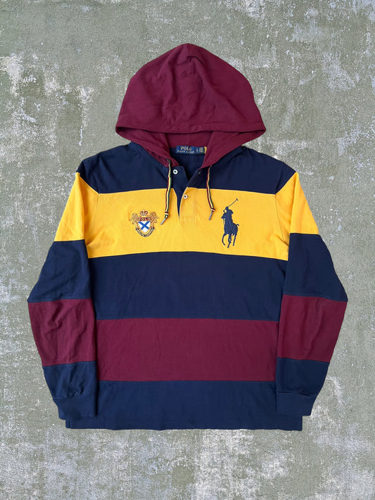 Polo Ralph Lauren Hooded Rugby Shirt (L)