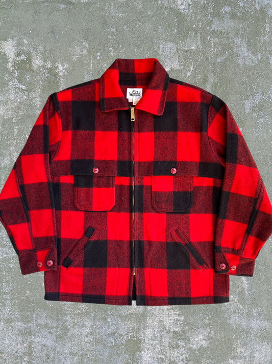 ‘70s Woolrich Zip Up Overshirt (L)