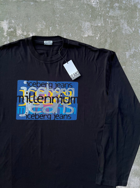 Early-2000s Iceberg Jeans Long Sleeve Tee (XL) (New With Tags)