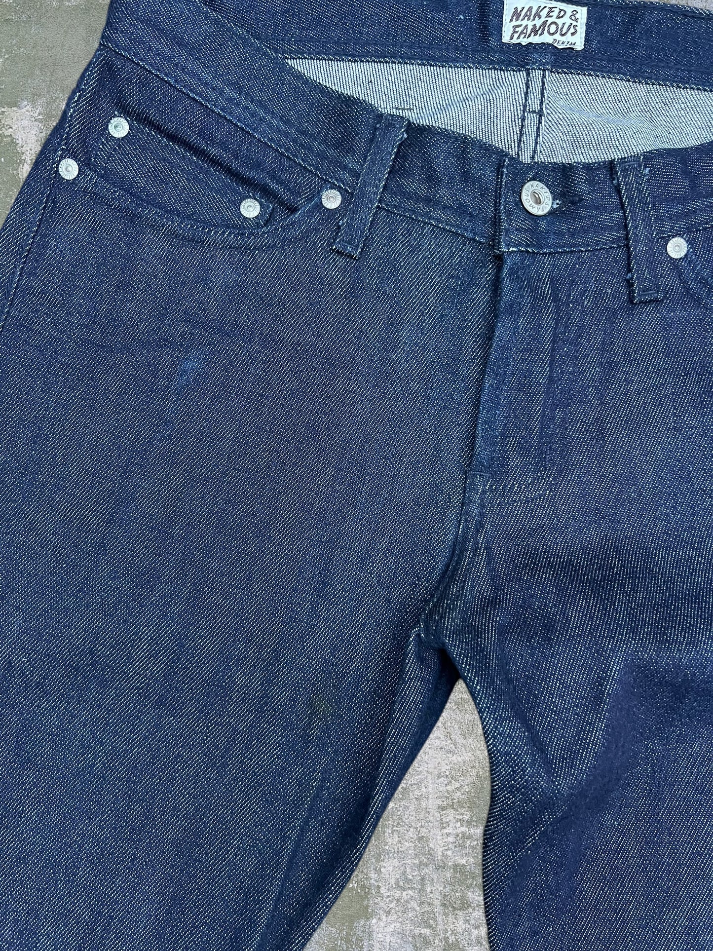 Naked And Famous Weird Guy Soft Finish Selvedge Jeans (31)