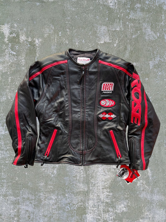 Late-90s/Early-2000s Rose Schott Leather Jacket (Women’s L) (New With Tags)