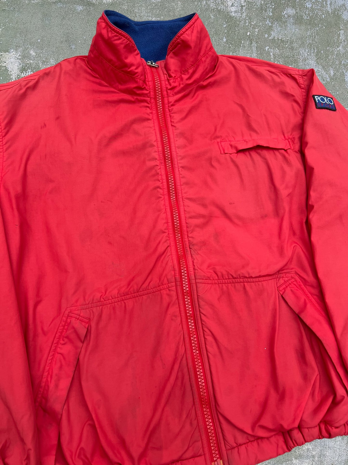 ‘90s Polo Sport Fleece Lined Jacket (M)