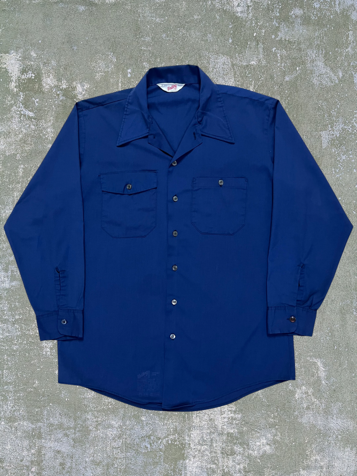‘60s Cotton Blend Work Shirt (L)