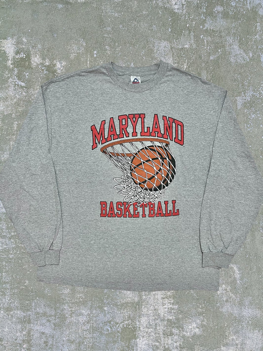 Early-2000s University of Maryland Basketball Long Sleeve Tee (XXL)