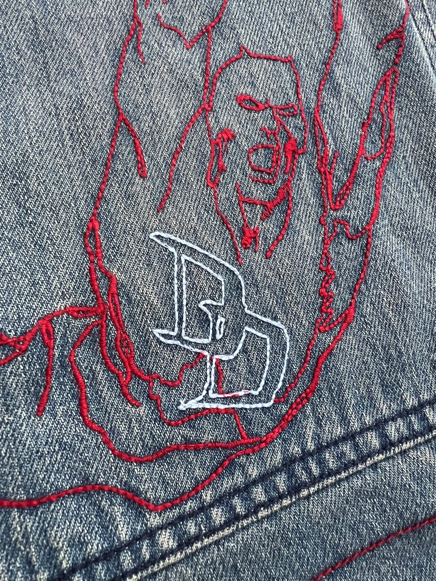 Early-2000s Ecko Marvel Daredevil Denim Chore Coat (XL) (New With Tags)