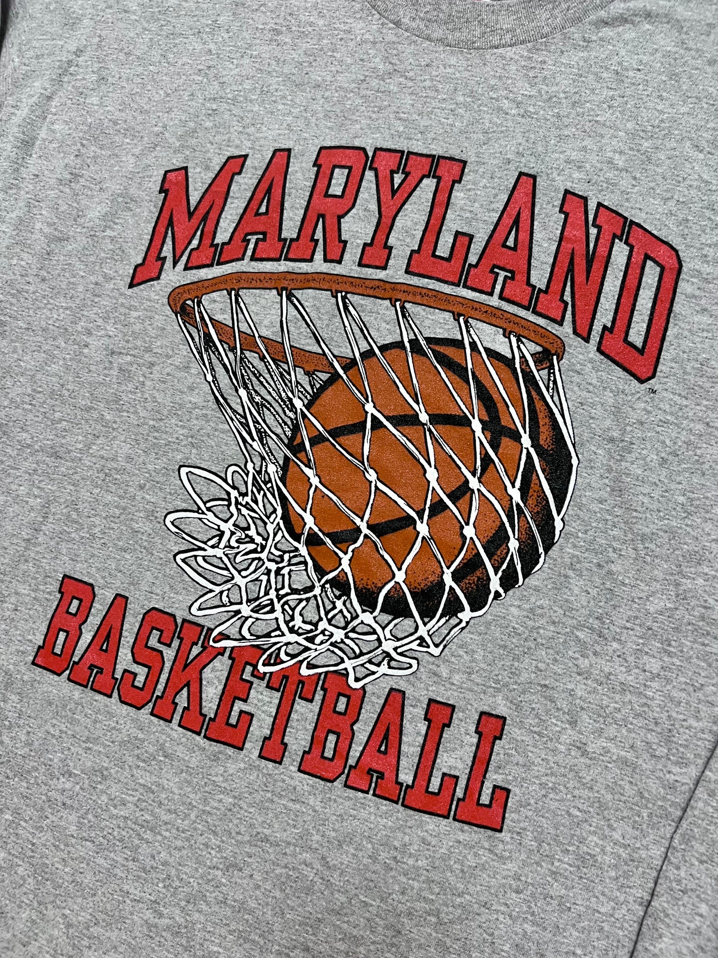 Early-2000s University of Maryland Basketball Long Sleeve Tee (XXL)