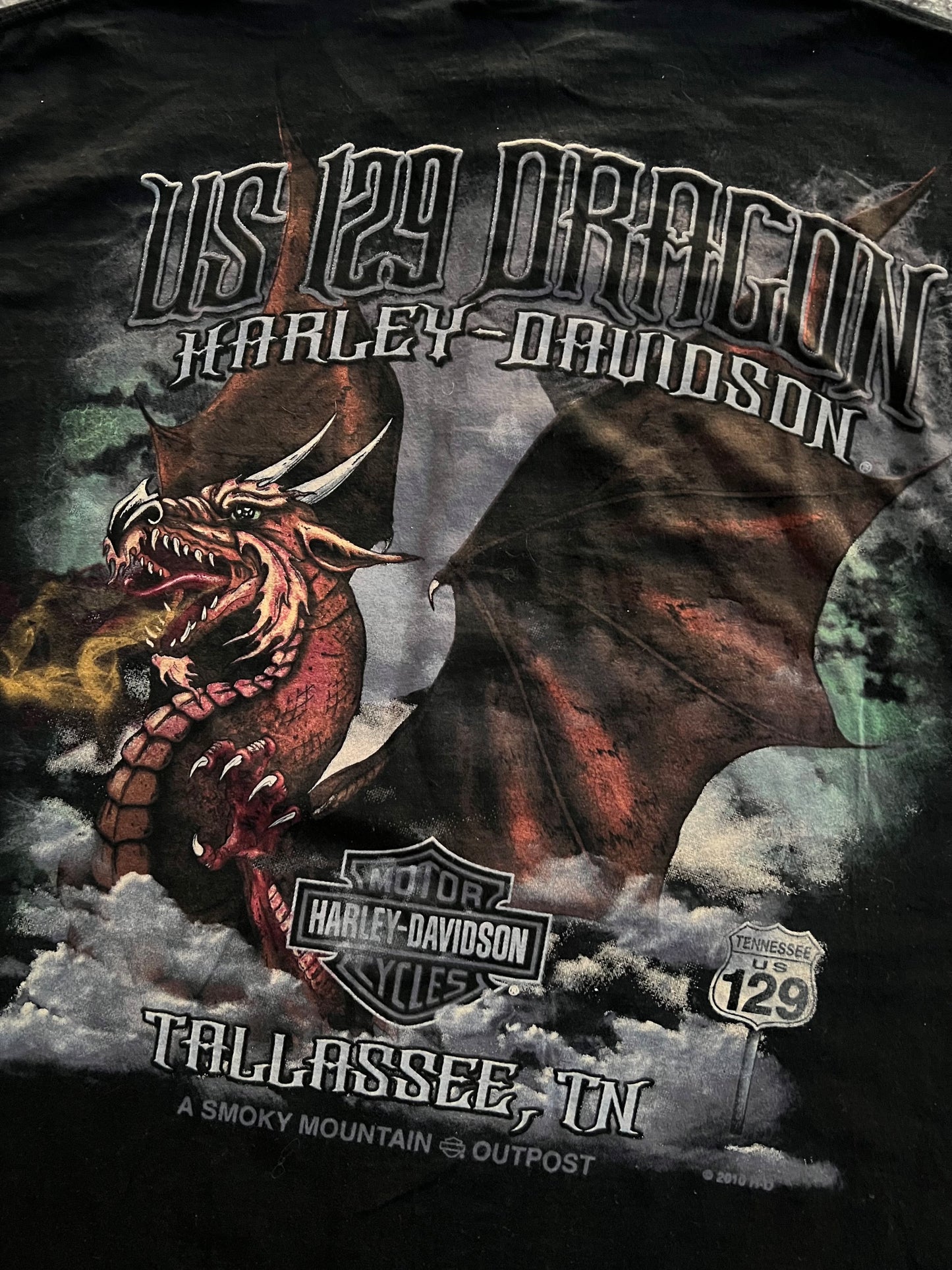 2010 Harley Davidson Dragon Tee (XXL) (New With Tags)