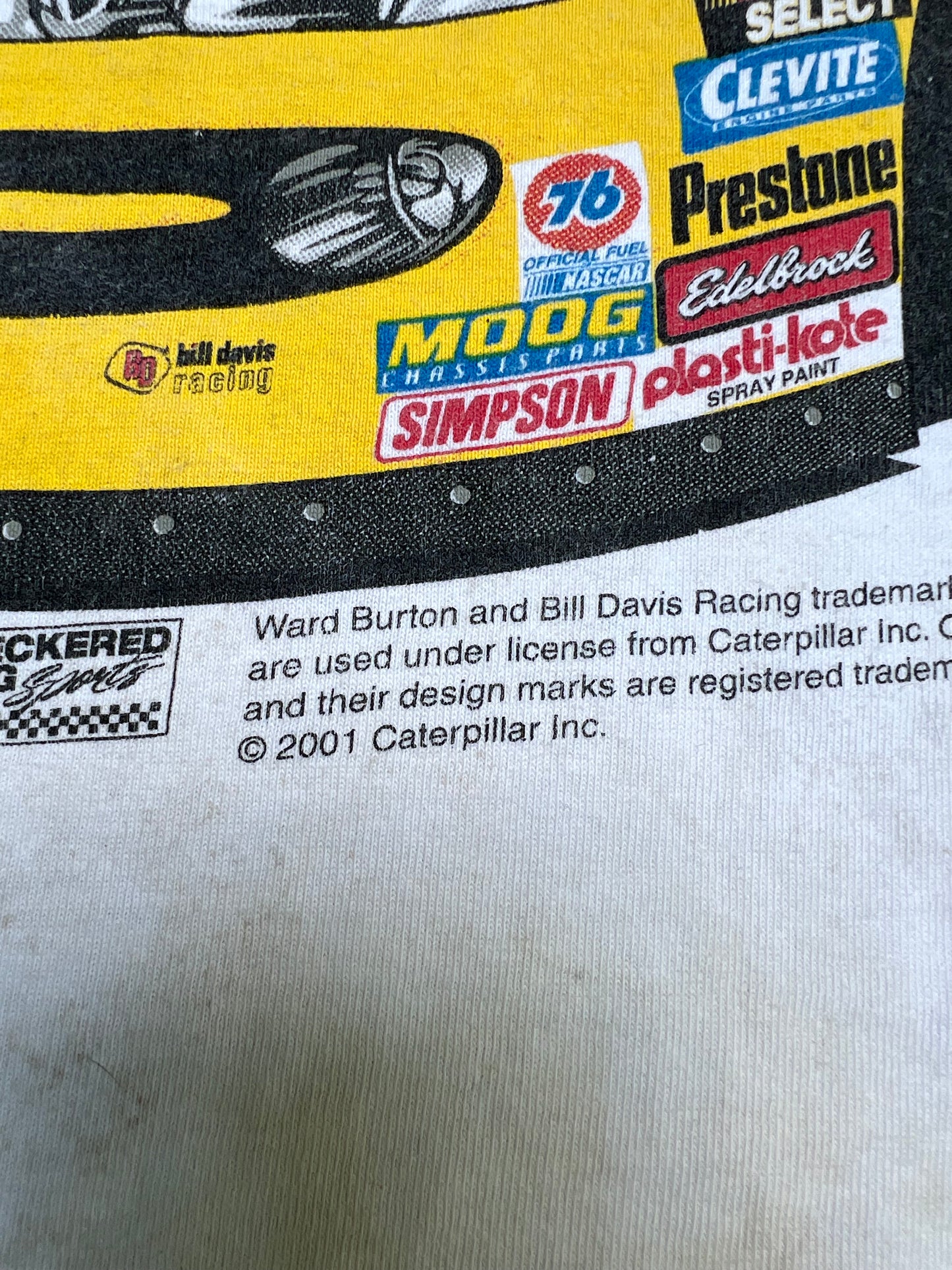 2001 CAT Racing Tee (XL)