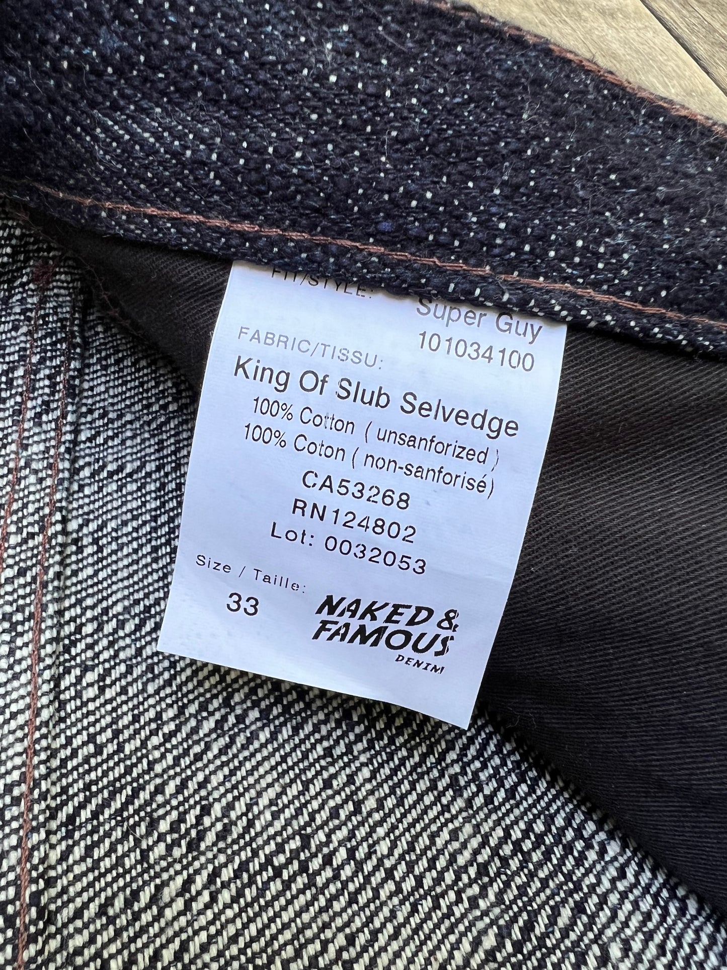 Naked And Famous Super Guy King Of Slub Selvedge Denim Jeans (33)