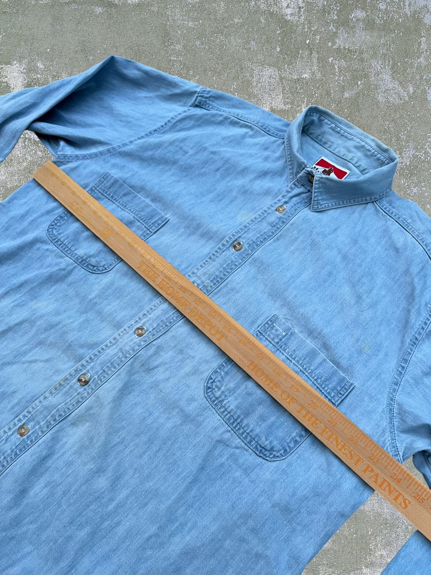 ‘90s Marlboro Denim Shirt (XL)