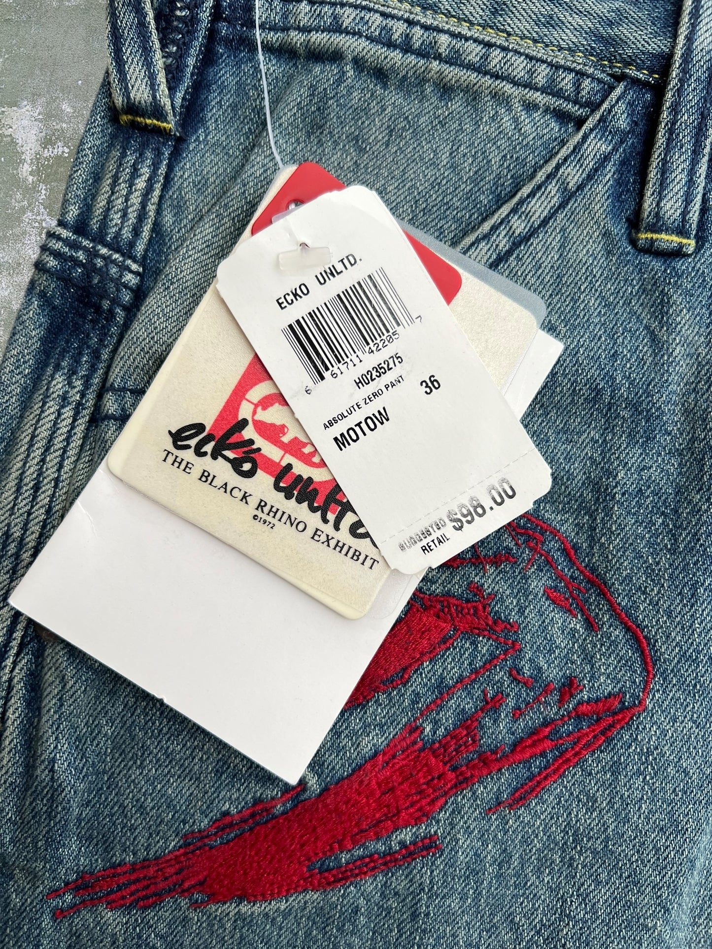 Early-2000s Ecko Marvel Daredevil Jeans (36) (New With Tags)