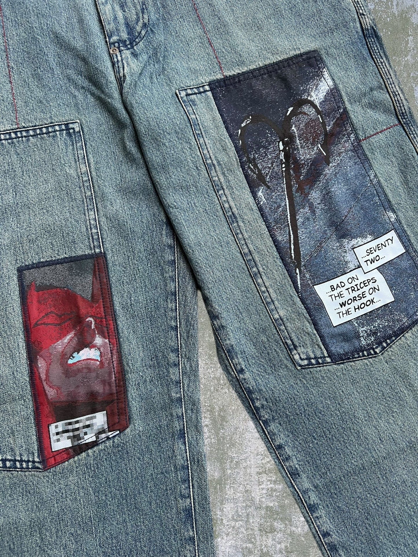 Early-2000s Ecko Marvel Daredevil Jeans (36) (New With Tags)